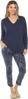 9007 Navy Top