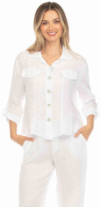 9739 White Cardigan