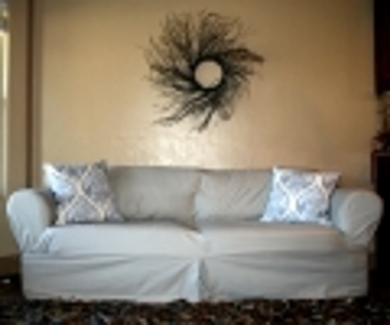 Tailored Square Cushion Slipcovers