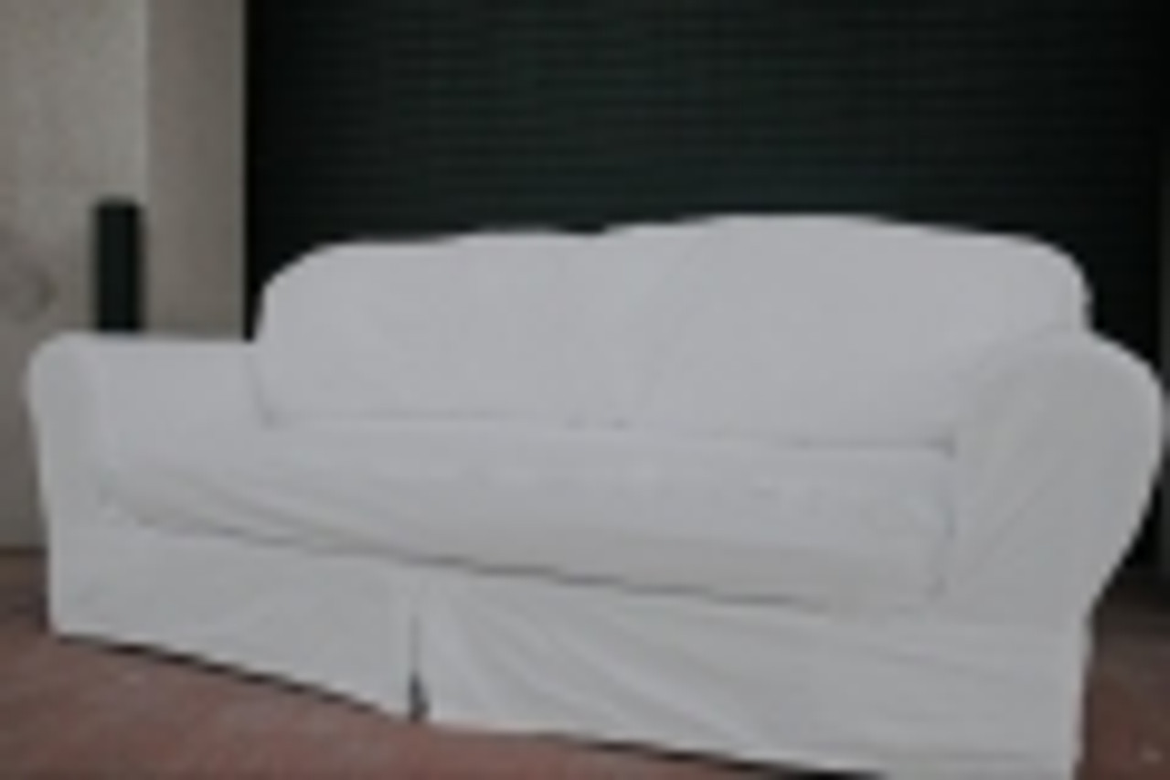 Separate Seat Tailored Square Cushion Slipcovers