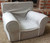 Ugly-Where Chair Slipcover - Regular Size - Free Personalization - Gray, White Piping