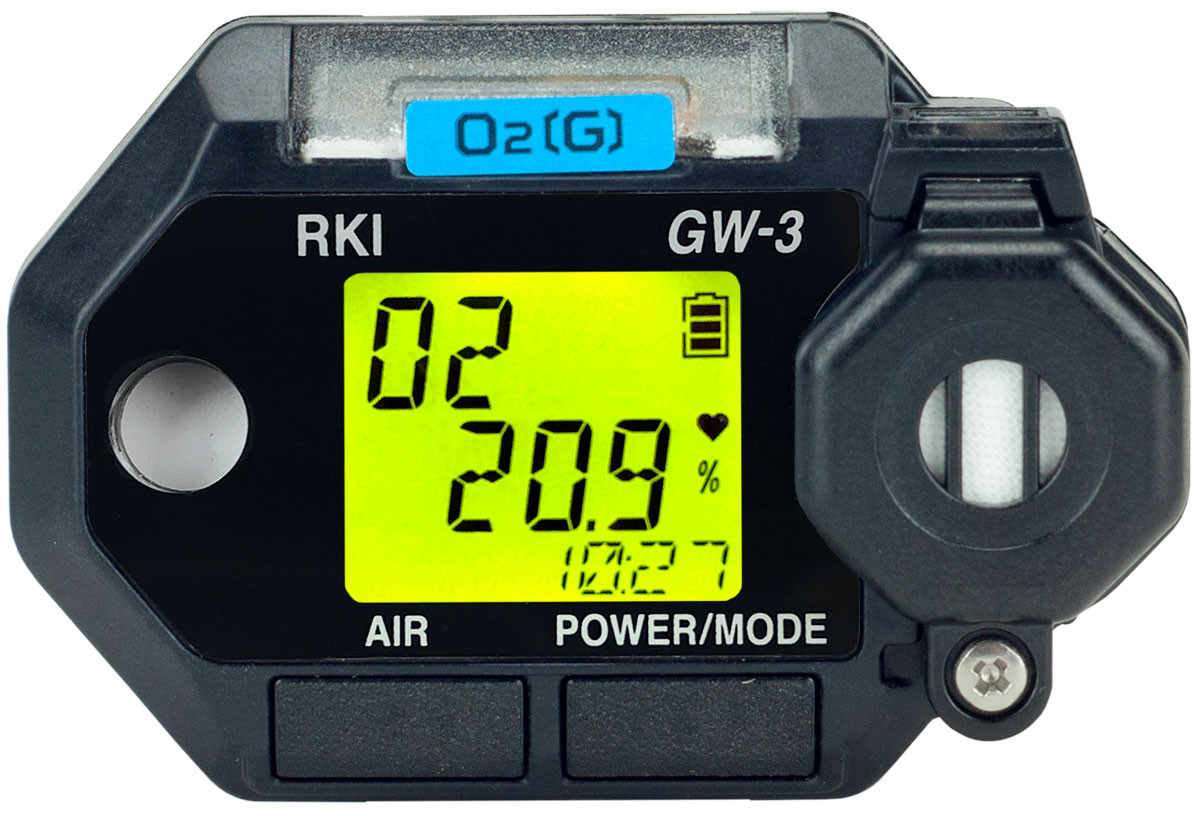 RKI Instruments GasWatch 3 with O2 Sensor - TG Technical Services