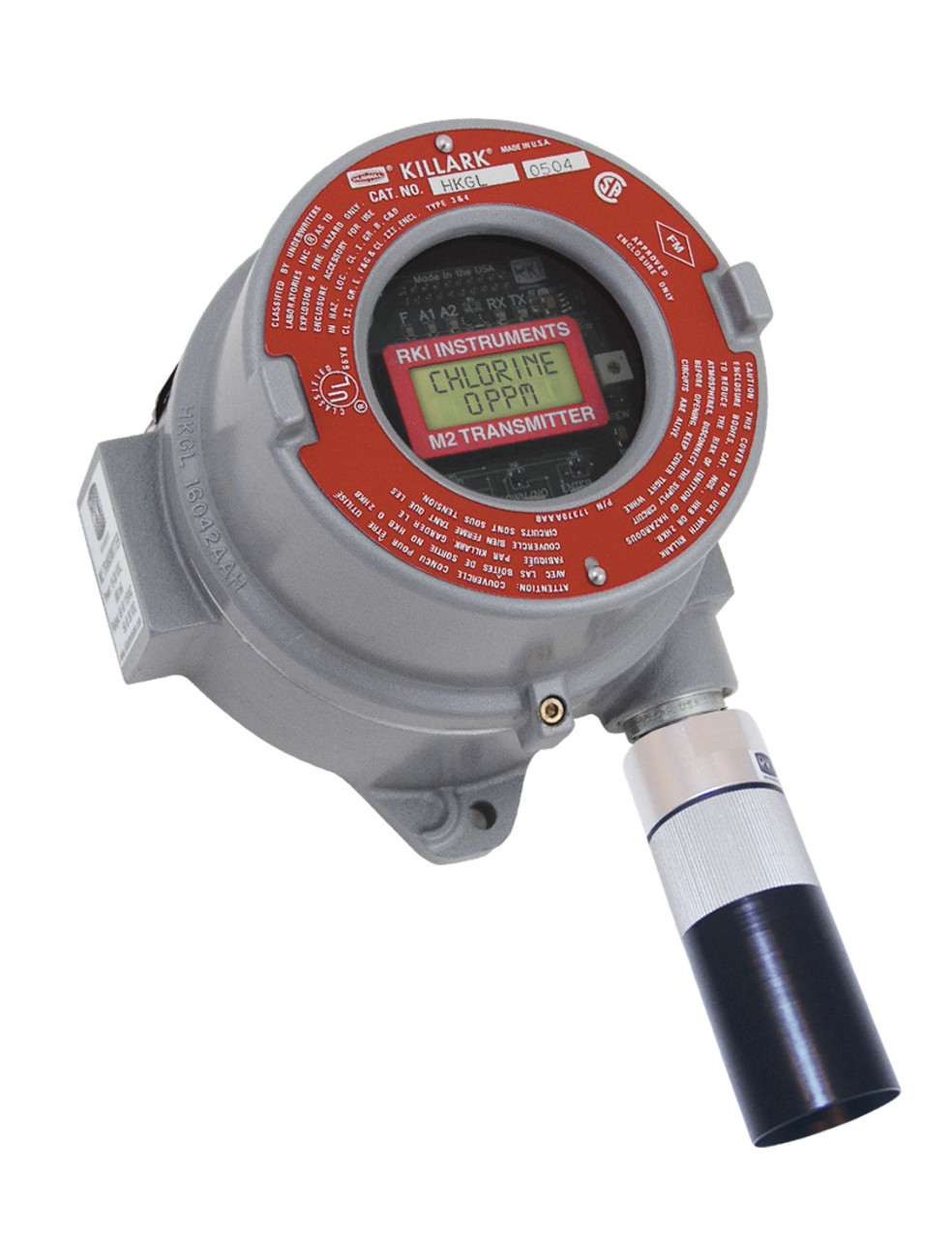 Complete RKI Instruments SINGLE GAS FIXED SYSTEM with BEACON 110  Controller/M2A Series Sensors