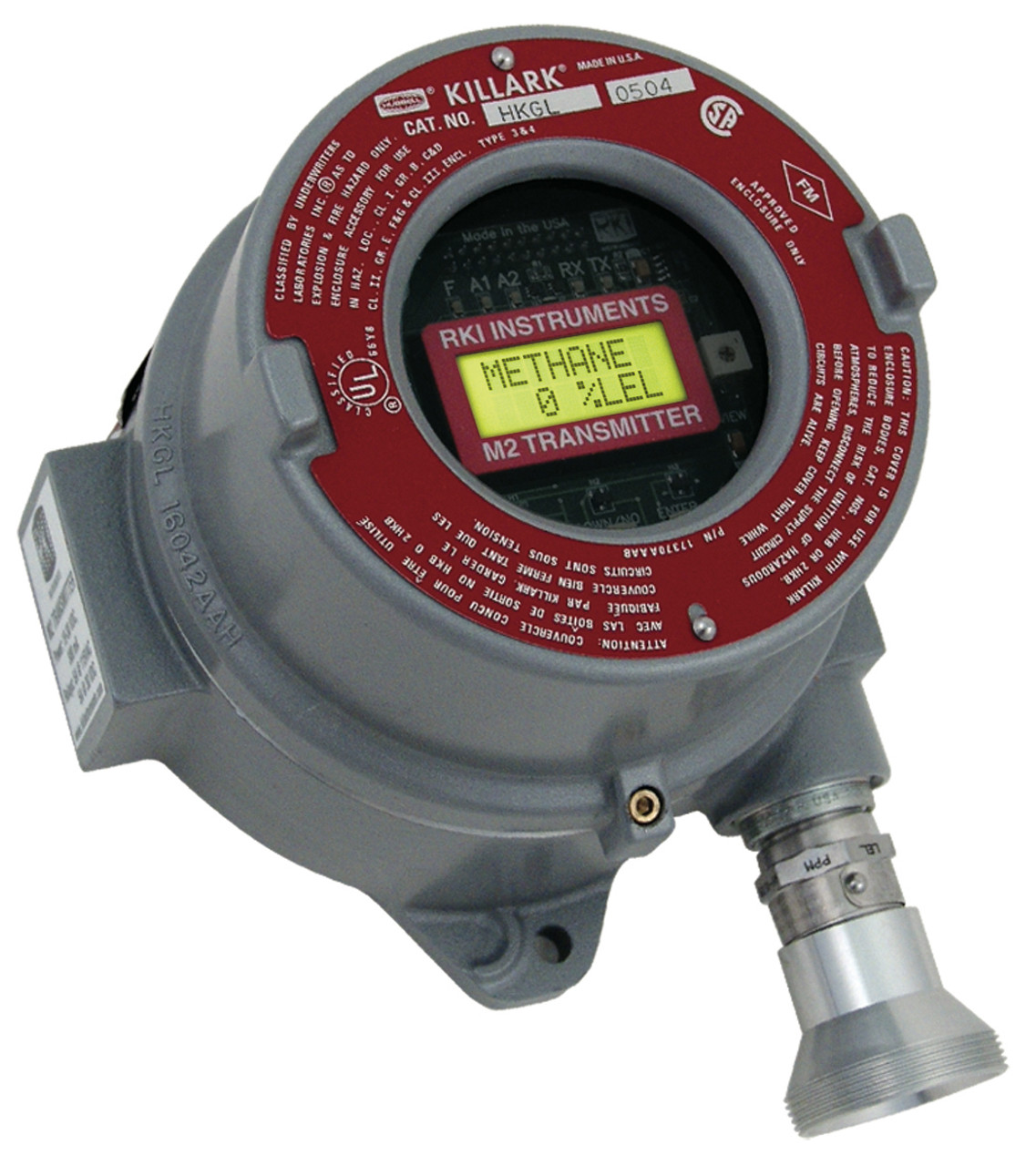 Complete RKI Instruments SINGLE GAS FIXED SYSTEM with BEACON 110