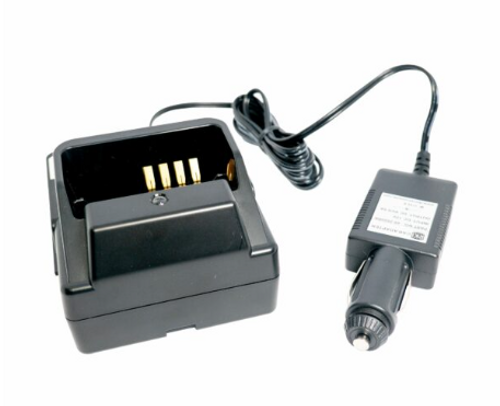 RKI, Charging station with 12 VDC vehicle plug adapter for Li-Ion battery pack, for GX-2012/Gas Tracer