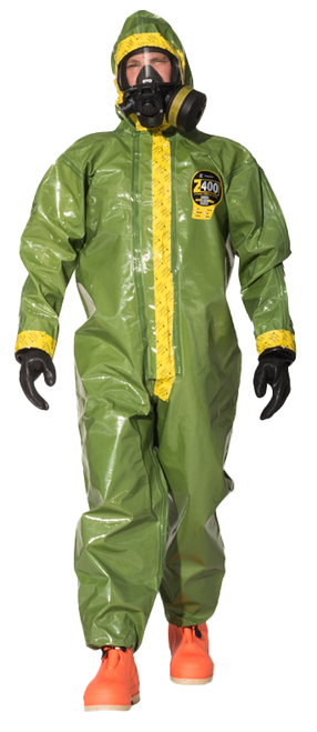 Kappler Zytron 400 Coverall with Hood and Cuff Option- Heat Sealed