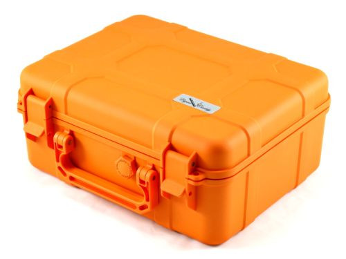 Cigar Caddy Orange 40 Stick Travel Cigar Humidor