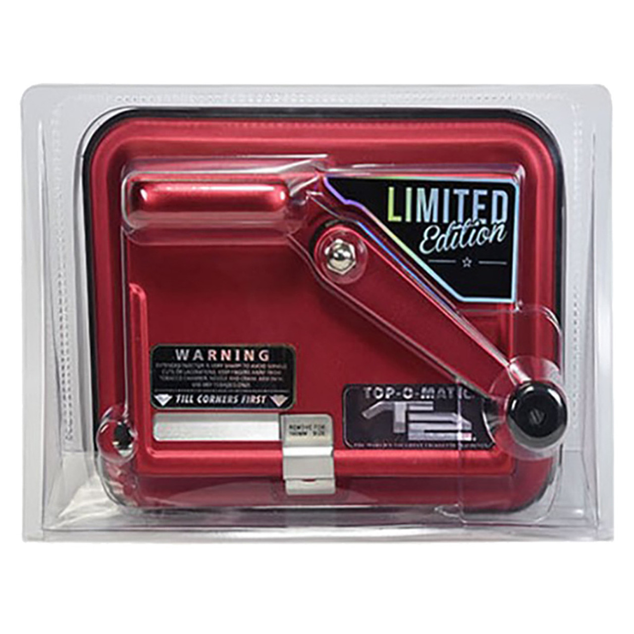 Top-O-Matic T2 Cigarette Rolling Injector Machine Limited Edition Red