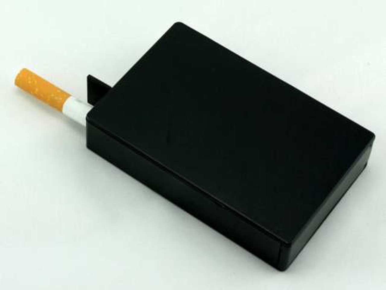Black Plastic Auto Dispensing Cigarette Case