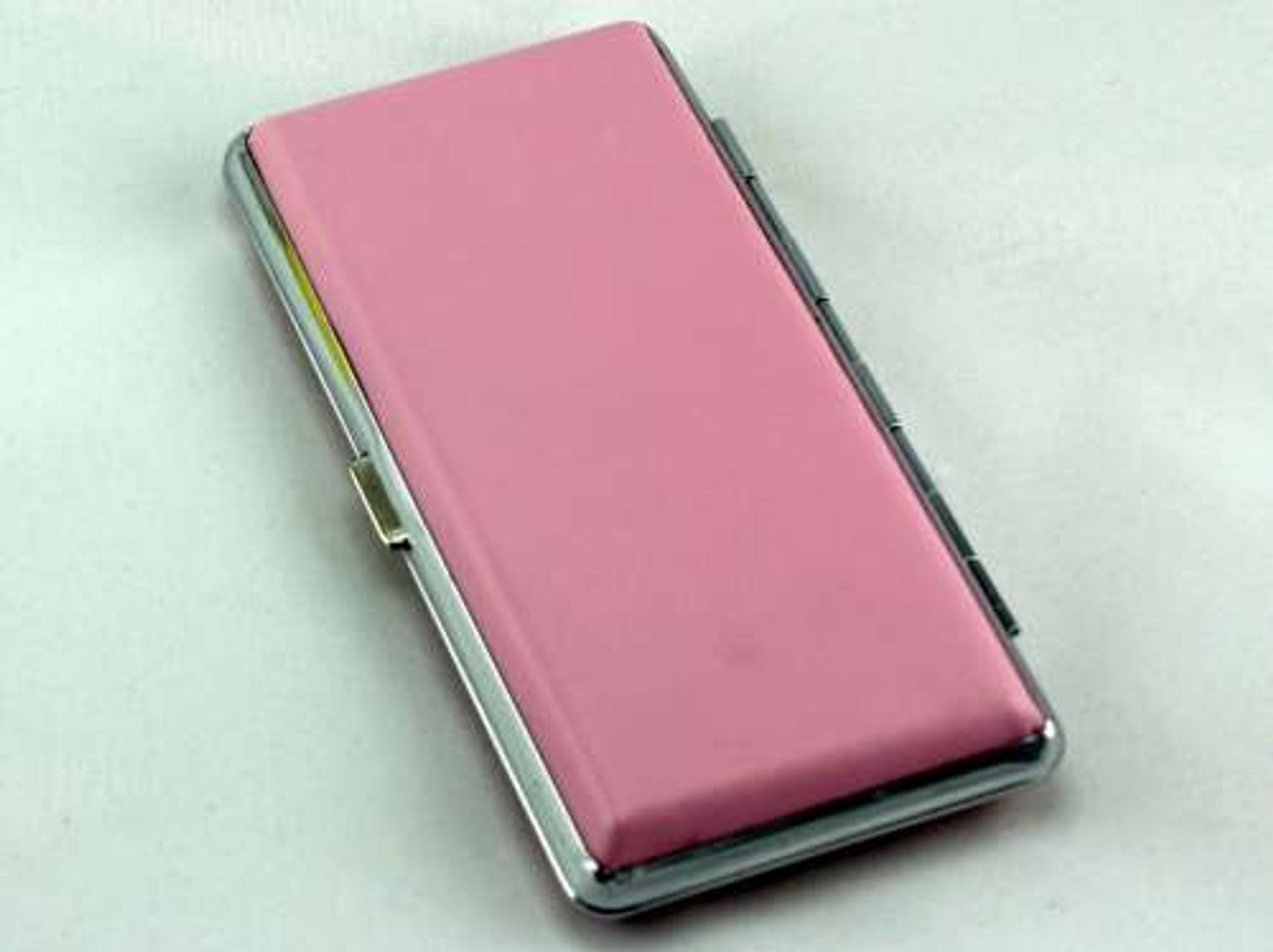 Women's PU Leather Cigarette Case Pink, 20 Cigarette Box Pink