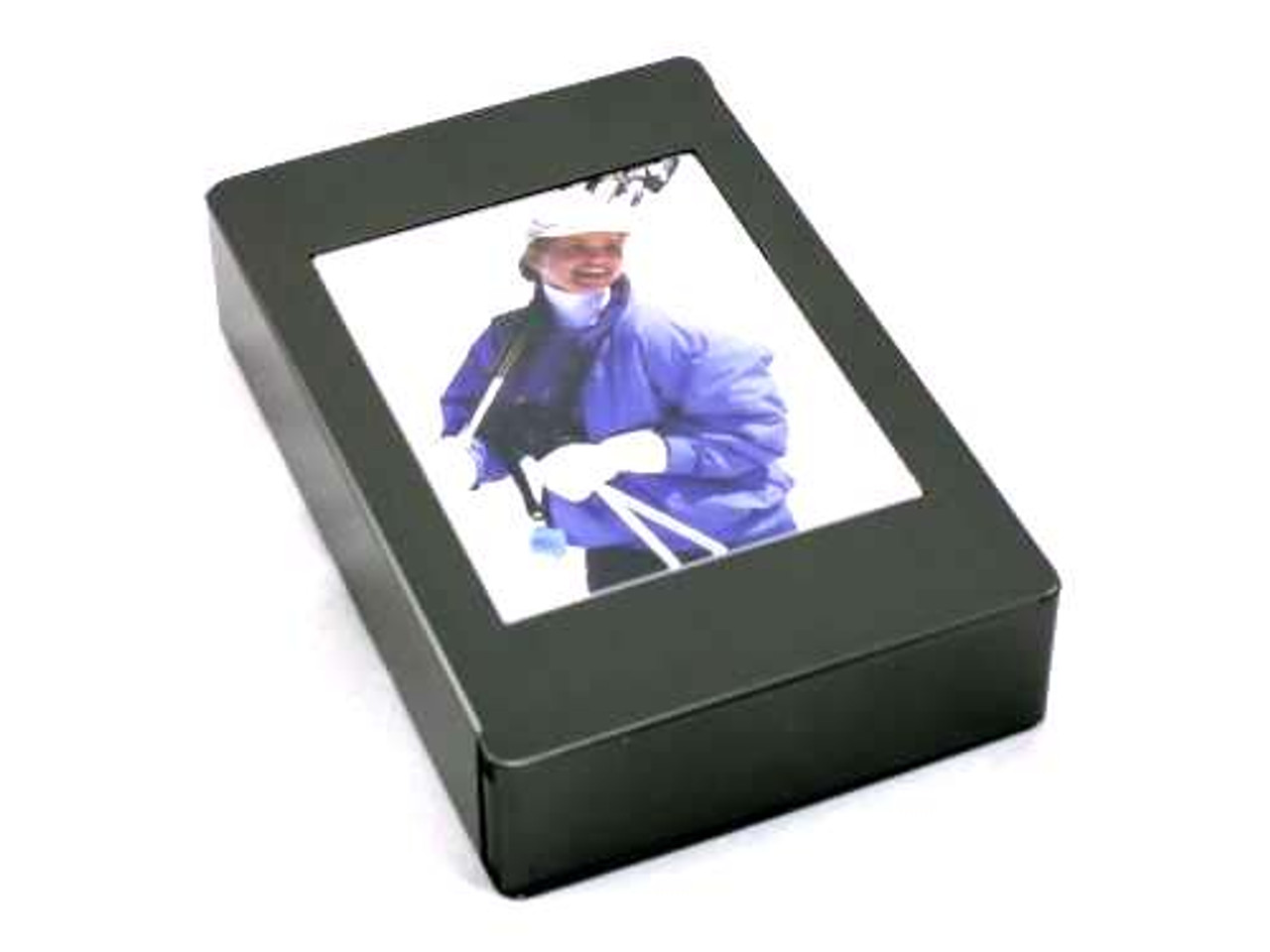 Charcoal Picture Frame Auto Dispensing Cigarette Case