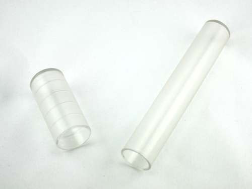 Frosted Clear Adjustable Plastic Cigar Tube