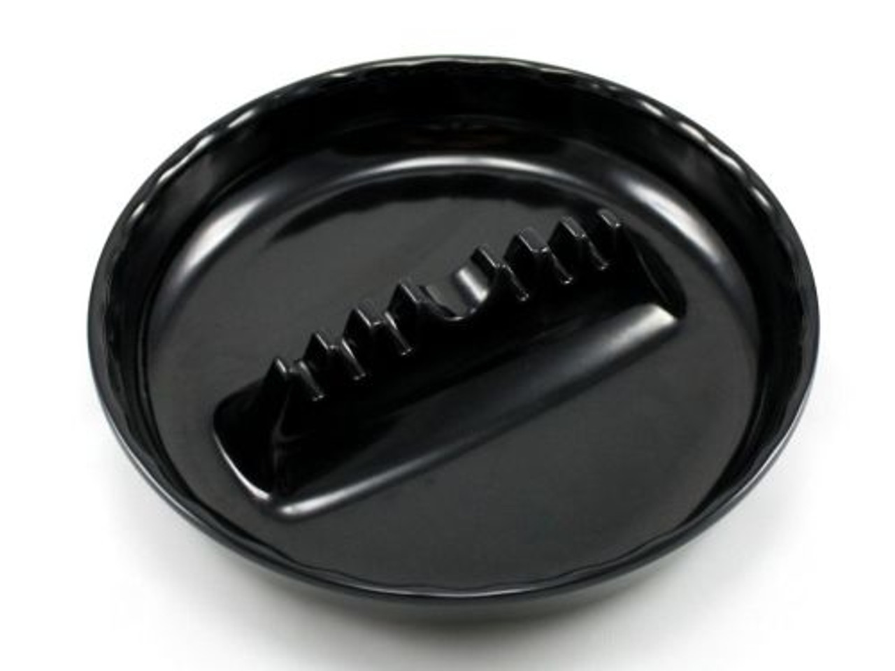 Large Black Cigarette Ashtray