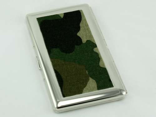 Camouflage Mirror Cigarette Case