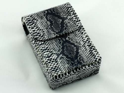 BW Snakeskin Cigarette Pack Holder