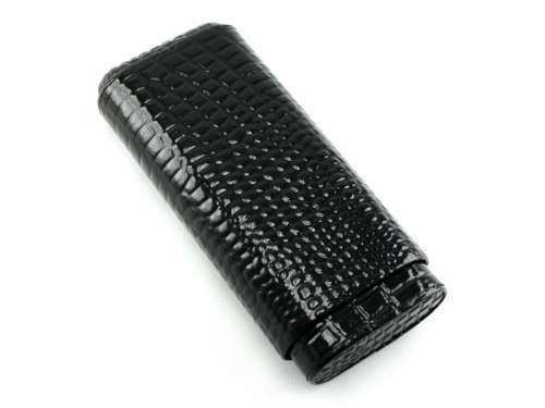 Black Alligator Cigar Case
