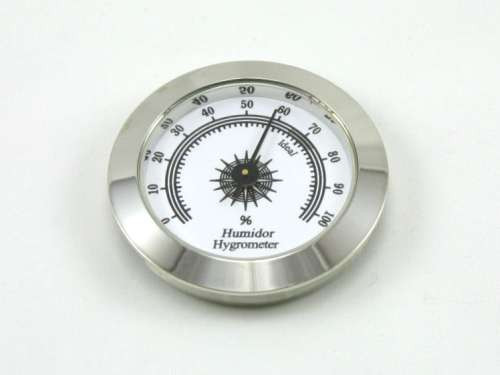 Cigar Hygrometer For Humidors - Large Analog Hygrometer.