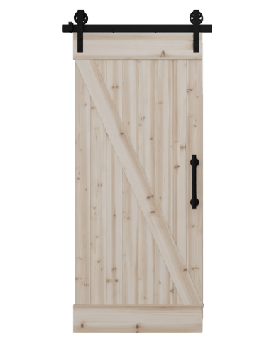 Sliding Wood Barn Doors White Shanty