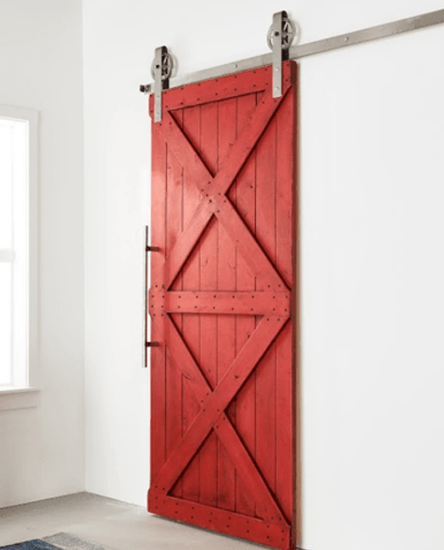 Newport Sliding Barn Door - Lifestyle Bathroom