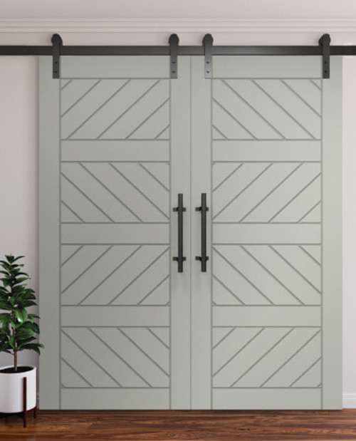 Meander Double Sliding Barn Door