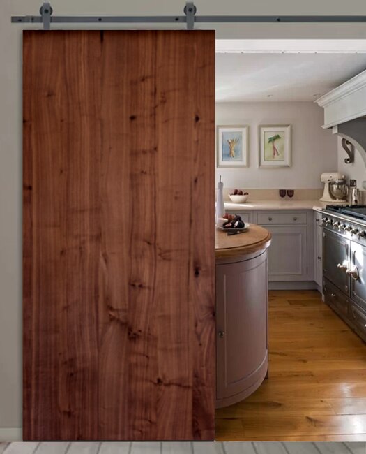 Fully Custom Wood Slab Sliding Barn Door