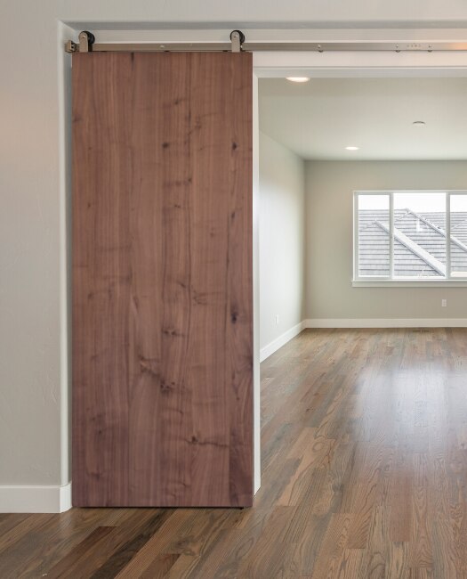 Fully Custom Wood Slab Sliding Barn Door