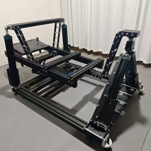 Compact Motion Racing Simulator, 4DOF with Traction Loss, high imersion flight G-force seat, home motion sim rig, motion flight simulator, GT simulator, Rally
