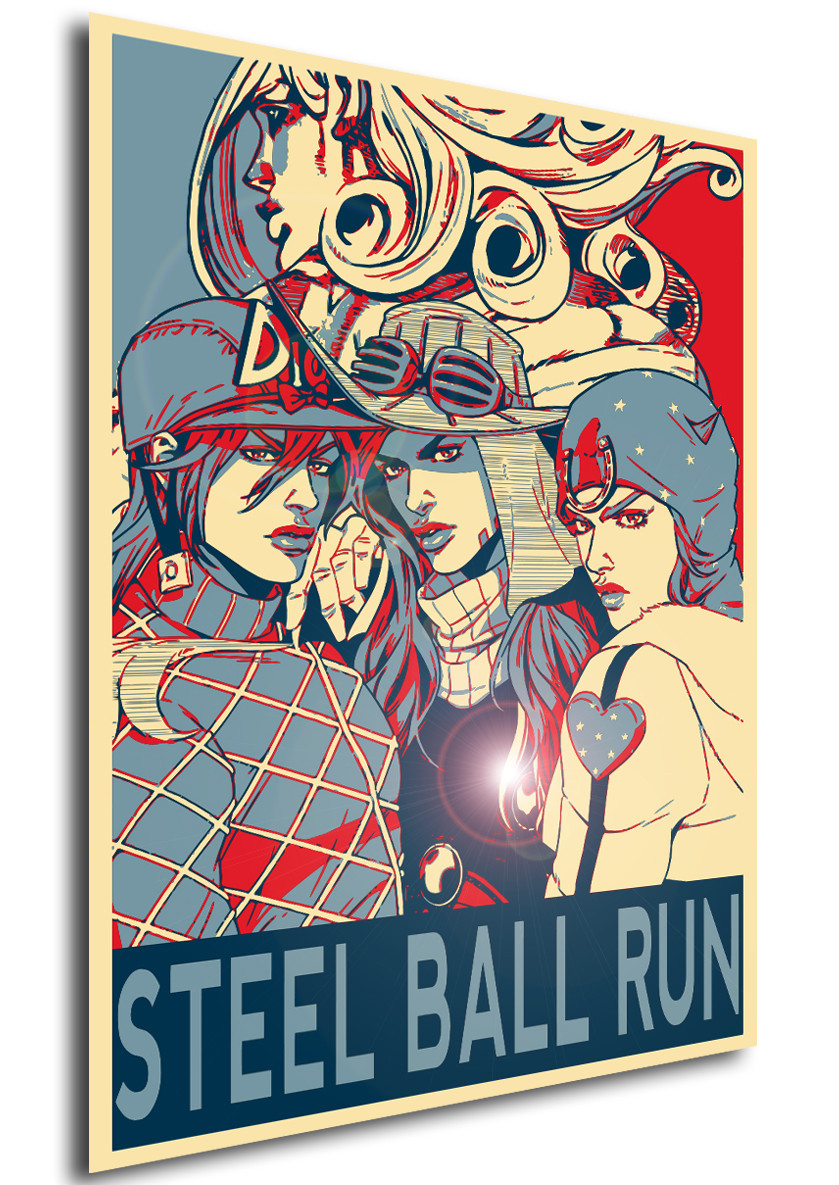 Poster Propaganda JoJo Steel Ball Run Characters Propaganda World