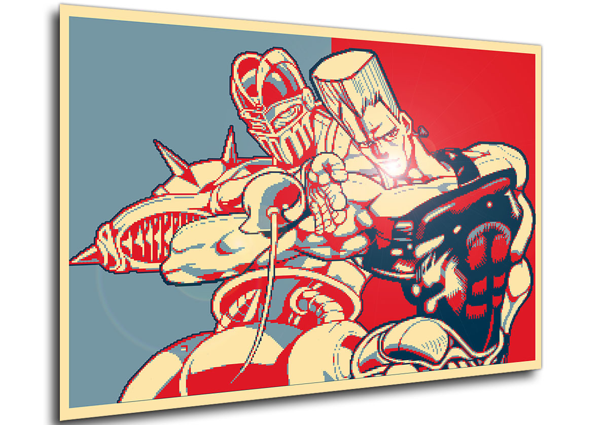 Poster - Propaganda - Pixel Art Full - Jojo All Star Battle - Jean