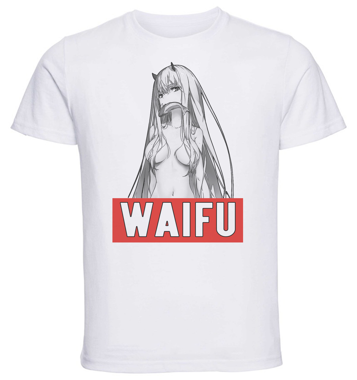 pic Zero Two Waifu Shirt t shirt unisex white waifu darling in the franxx zero two variant