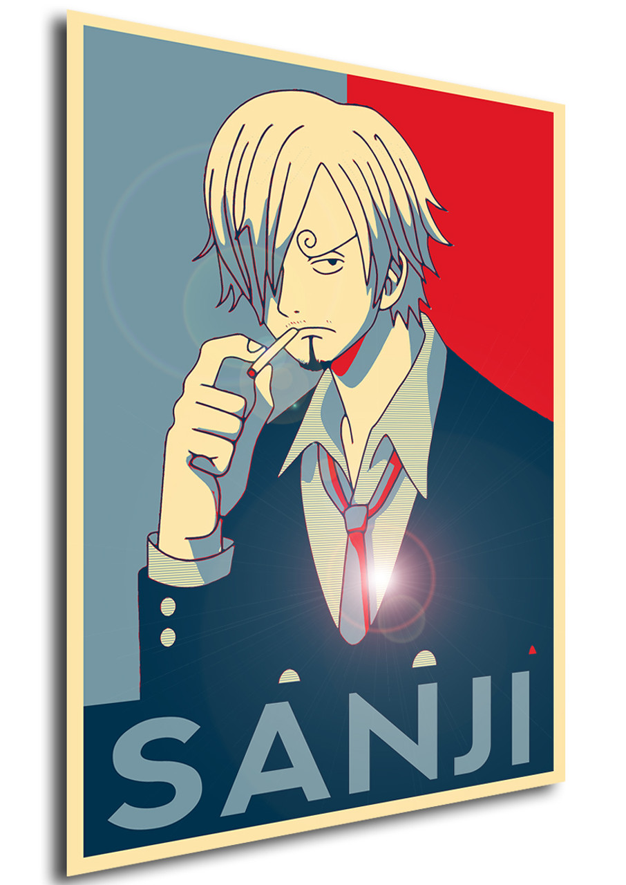 Poster Propaganda One Piece Sanji Propaganda World Poster Propaganda One Piece Sanji Propaganda World