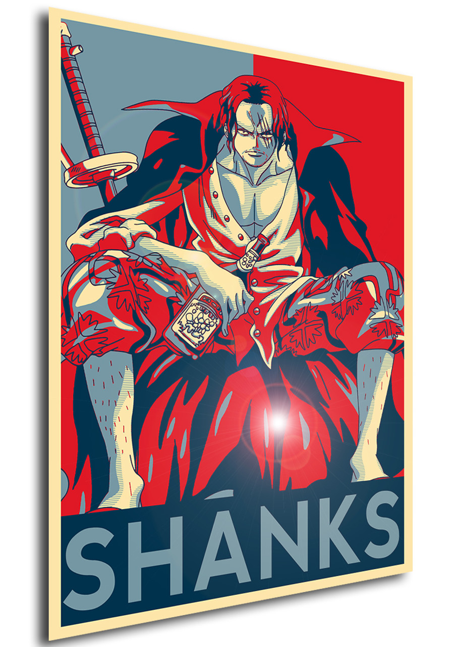 Poster Propaganda One Piece Shanks Propaganda World Poster Propaganda One Piece Shanks Propaganda World