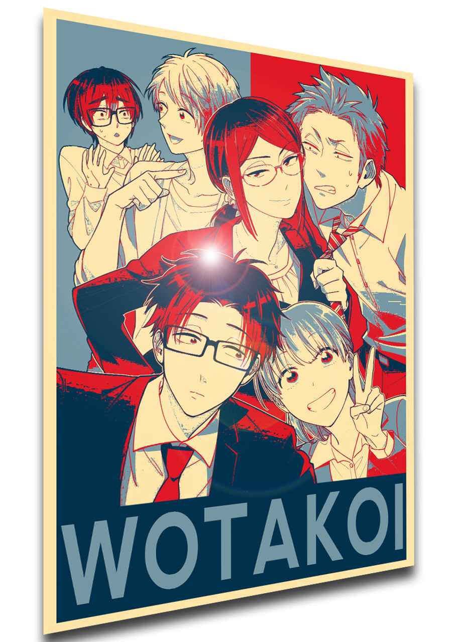 wotakoi love is hard for otaku  Poster for Sale by ThreadAlivees