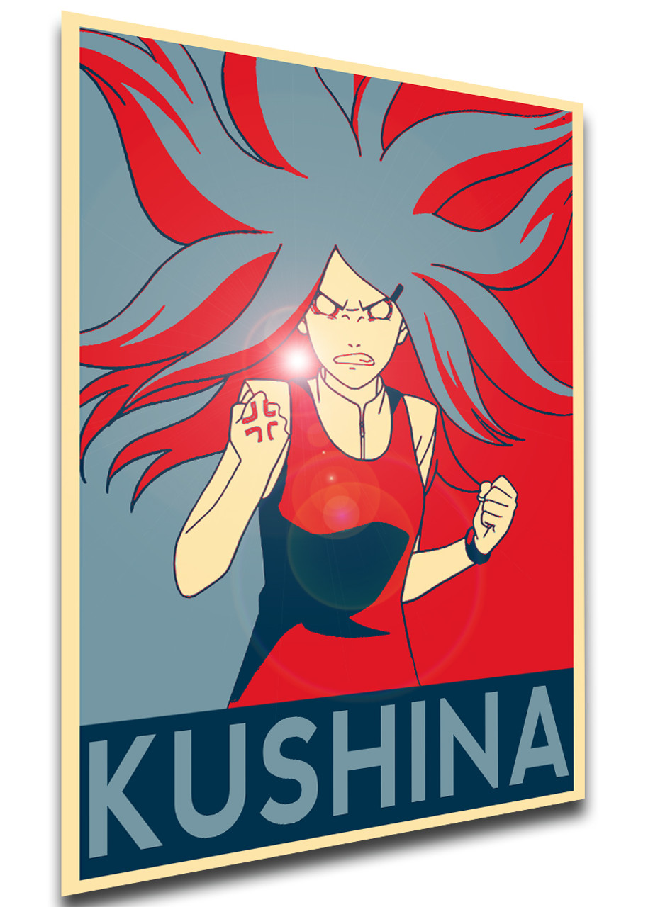 Poster Propaganda Naruto Kushina Uzumaki Variant Ll1496 Propaganda World