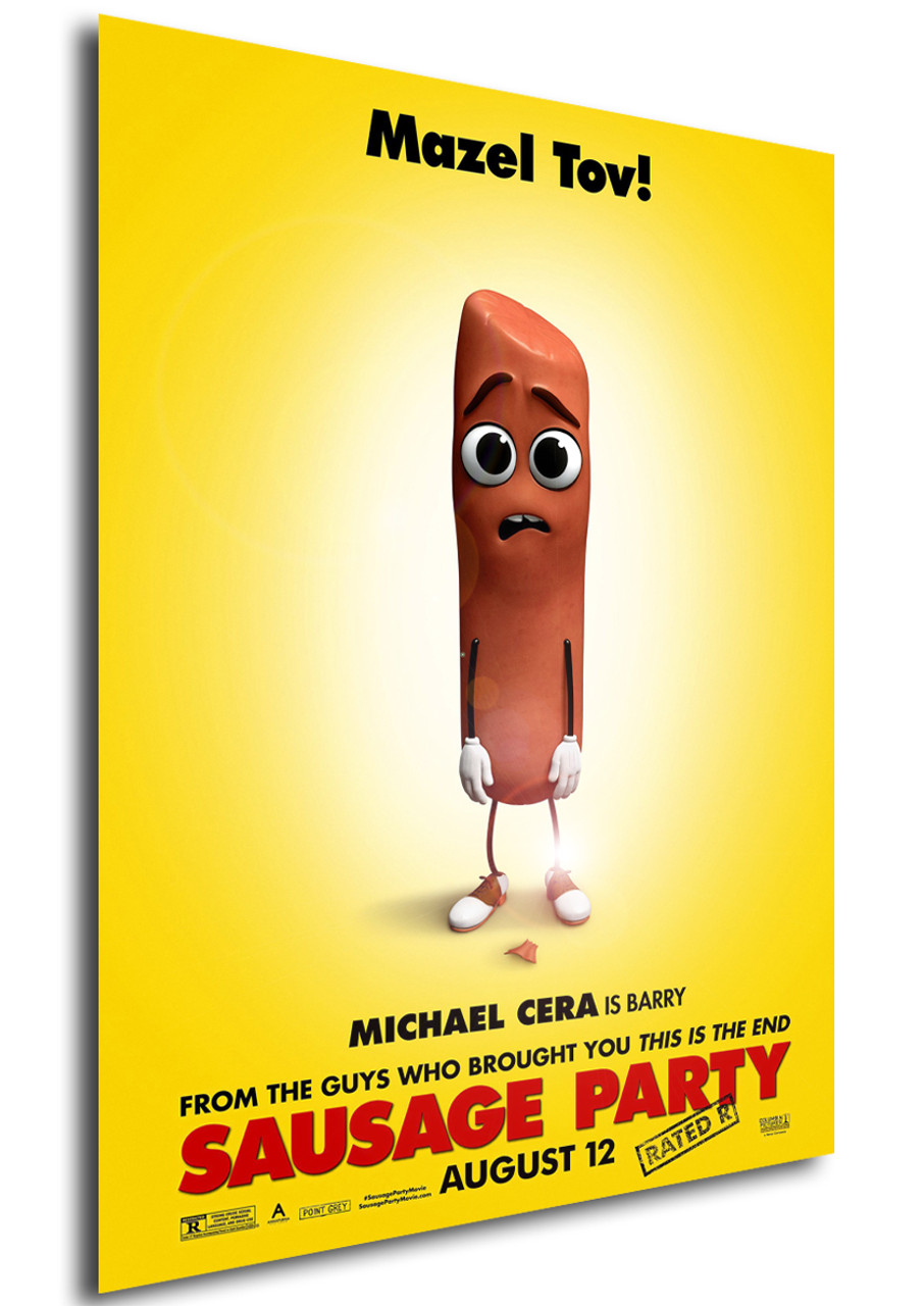 Poster Locandina Sausage Party G Propaganda World 6998