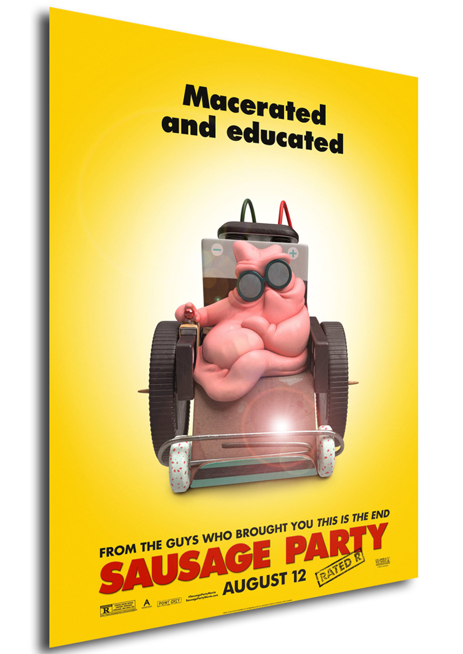 Poster Locandina Sausage Party K Propaganda World 6619