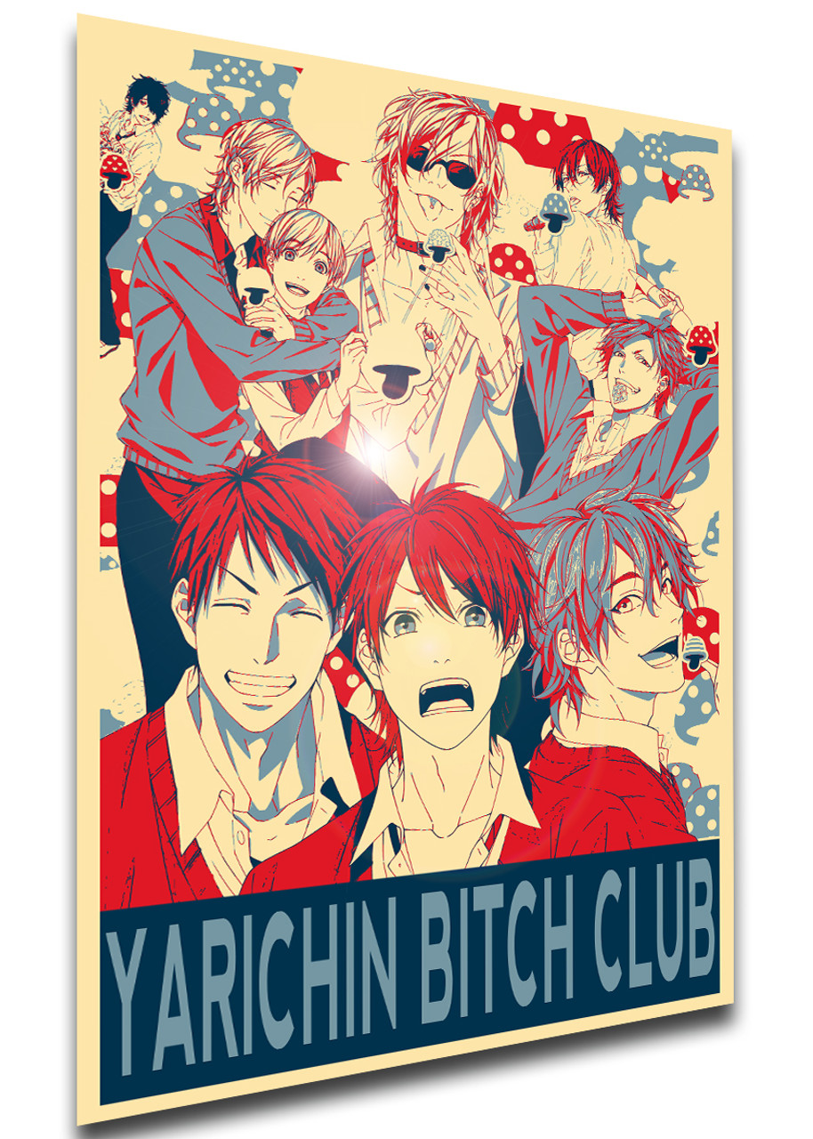 Poster Adesivo Anime Yarichin Bitch Club