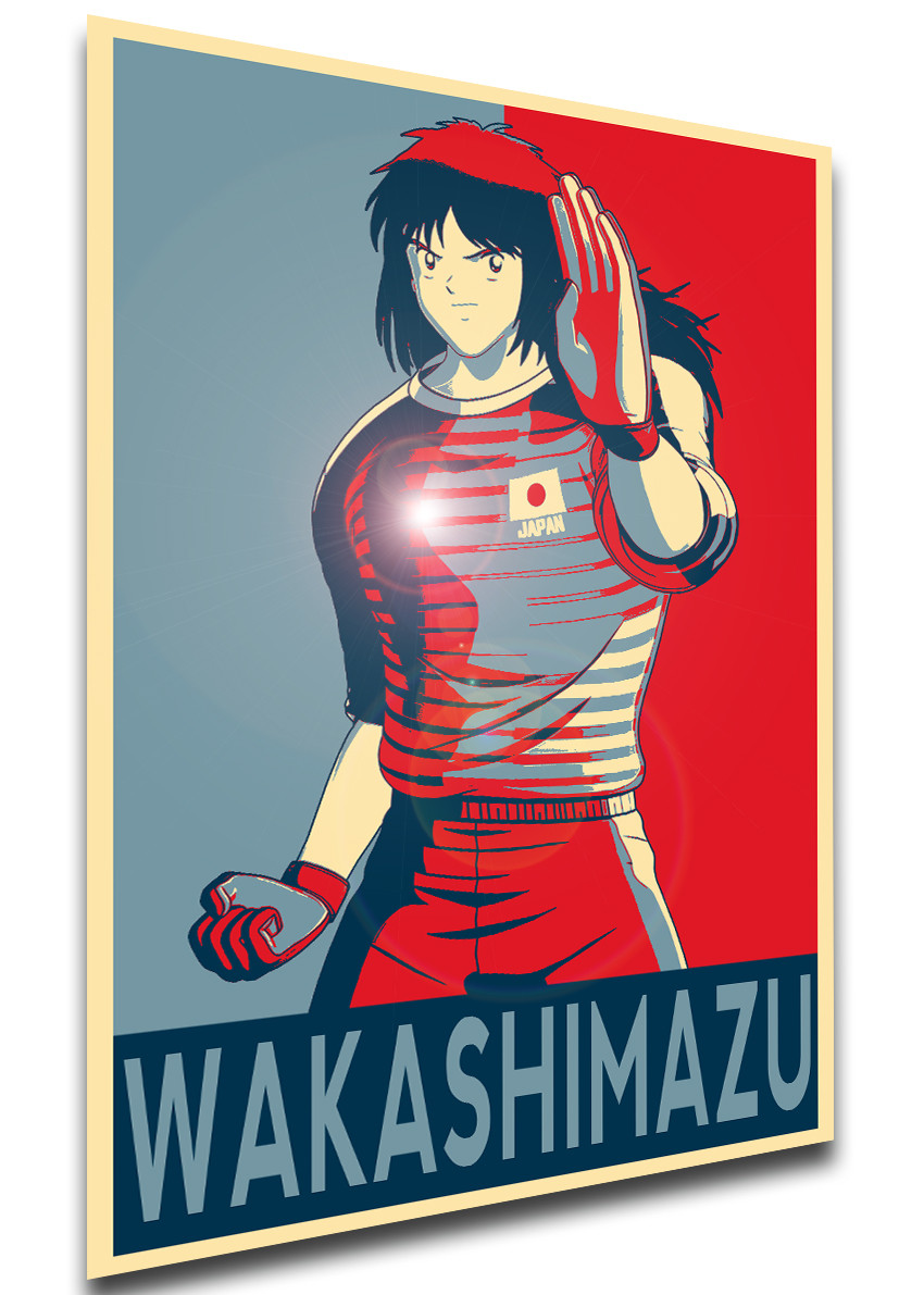 Poster Propaganda - Captain Tsubasa - Holly & Benji - Ken