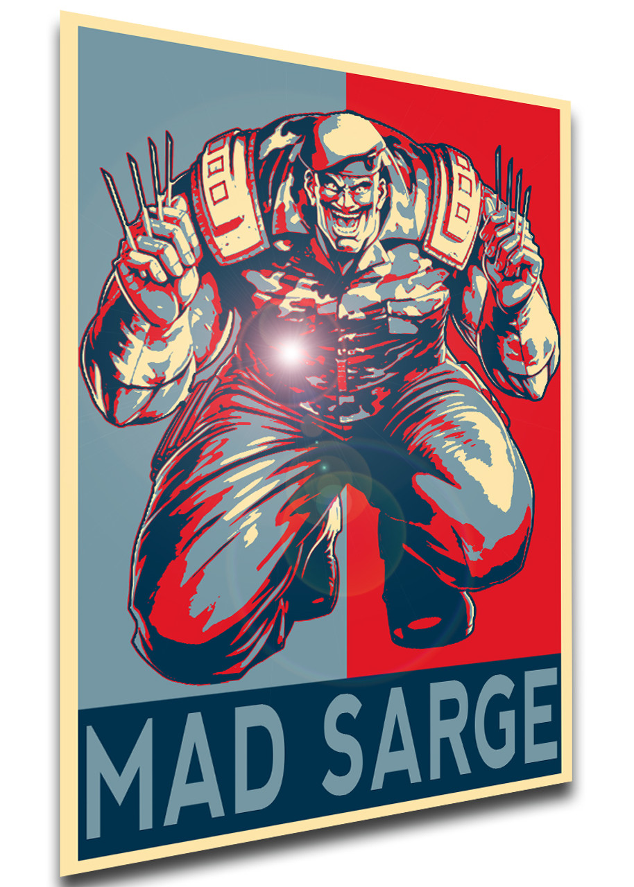 Poster Propaganda - Fist of the North Star - Hokuto No Ken - Mad Sarge ...