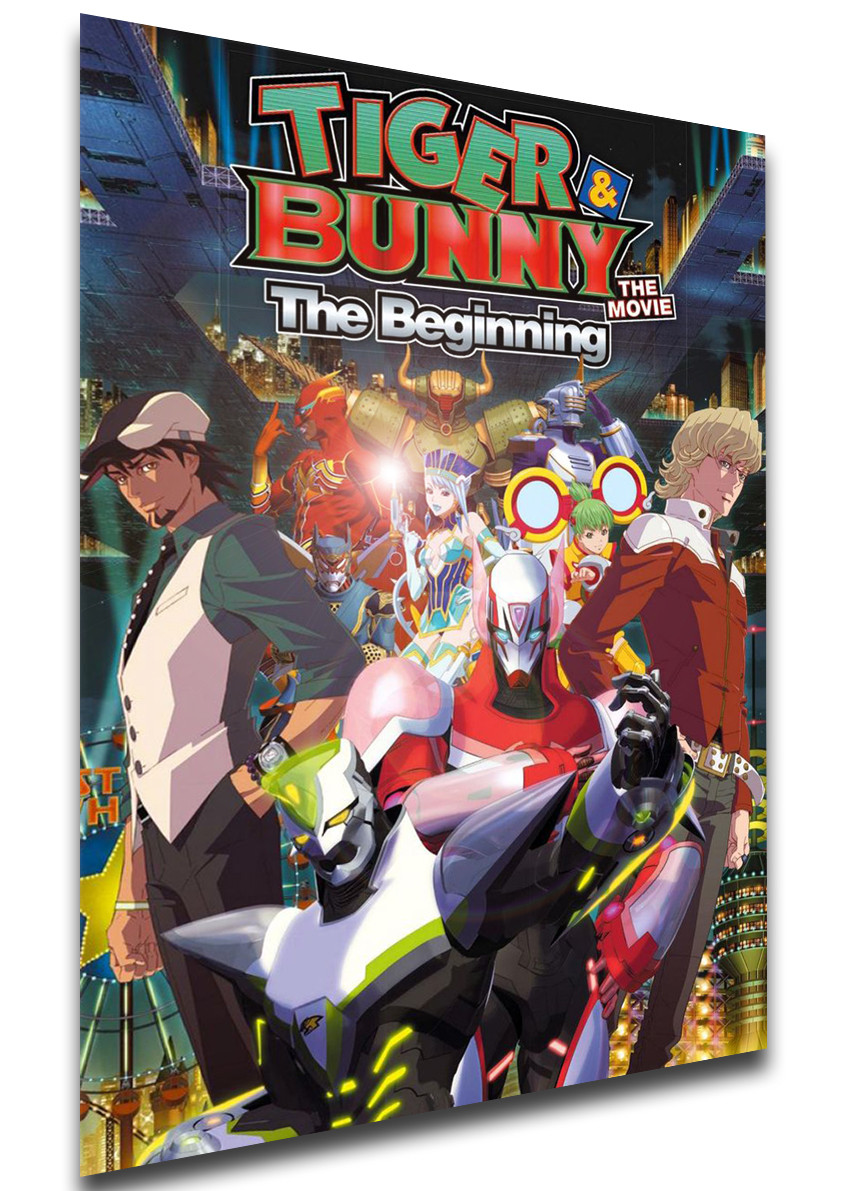 Poster Locandina Anime Tiger & Bunny The Beginning Variant 01