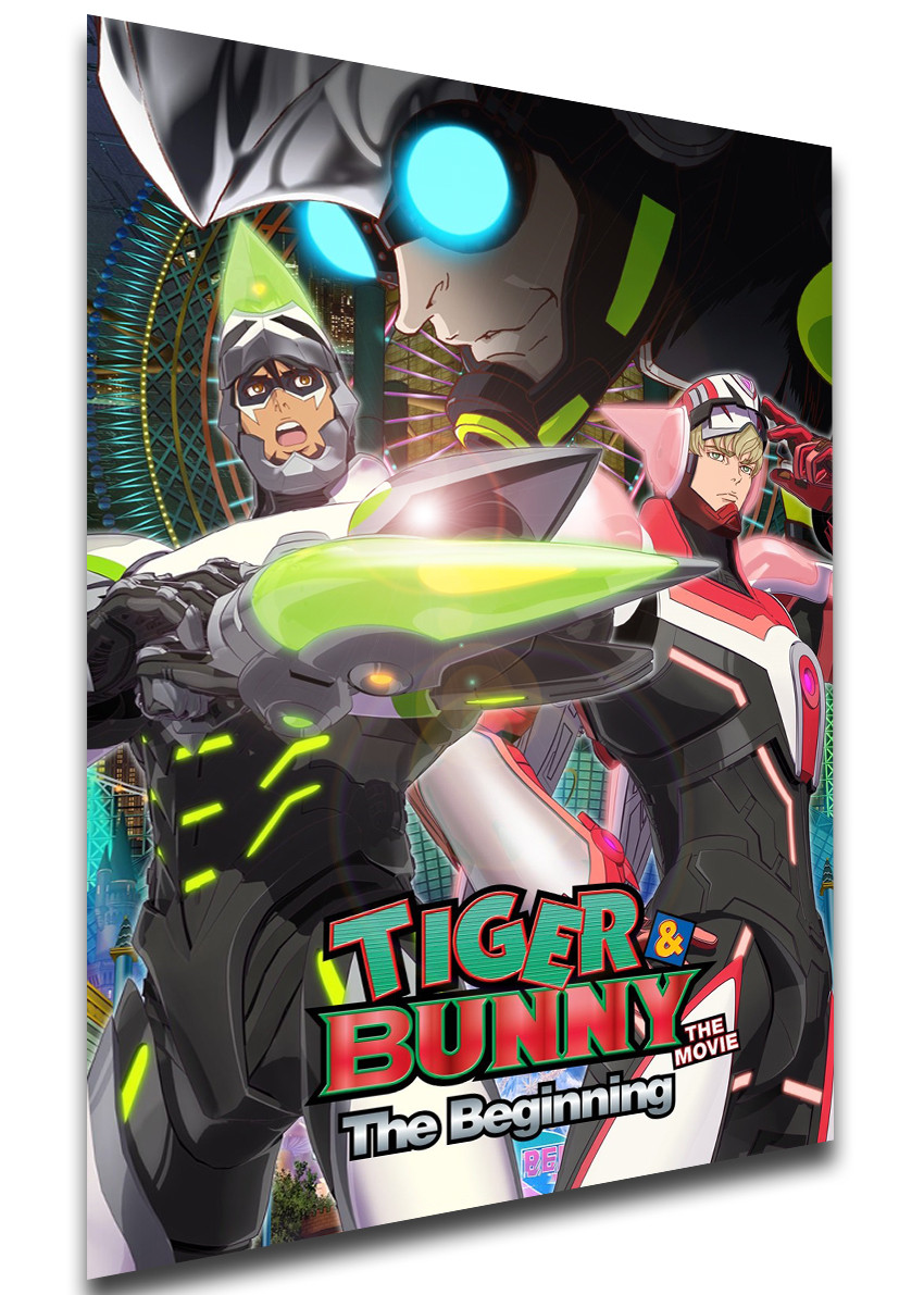Poster Locandina Anime Tiger & Bunny The Beginning Propaganda World