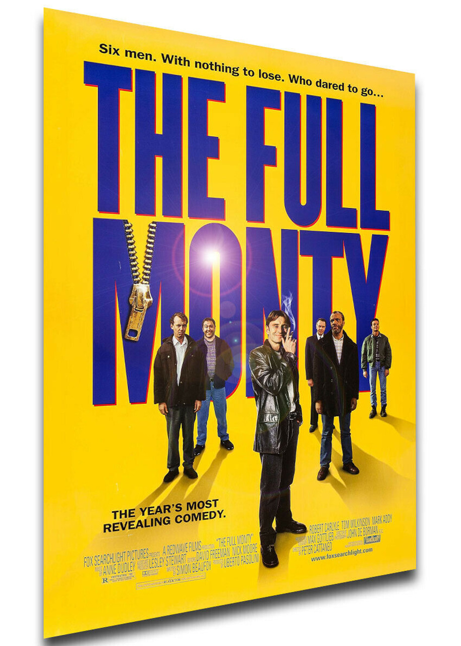 Poster Locandina The Full Monty Squattrinati Organizzati (1997) Propaganda World Poster Locandina The Full Monty Squattrinati Organizzati (1997) Propaganda World