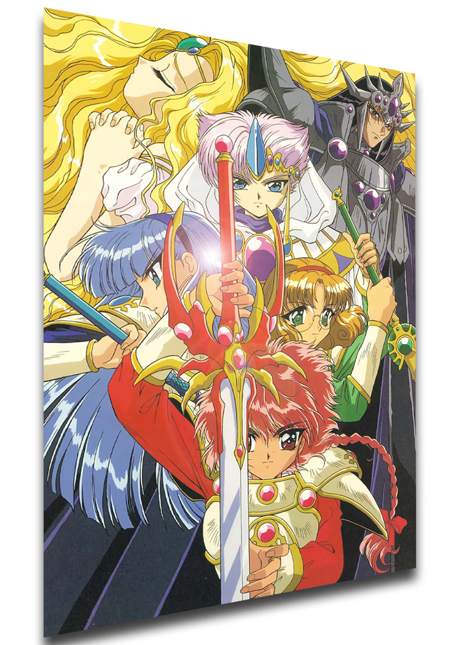 MAGIC KNIGHT RAYEARTH Anime Production Cel featuring Fuu w/douga pencil  drawing - The ICT University