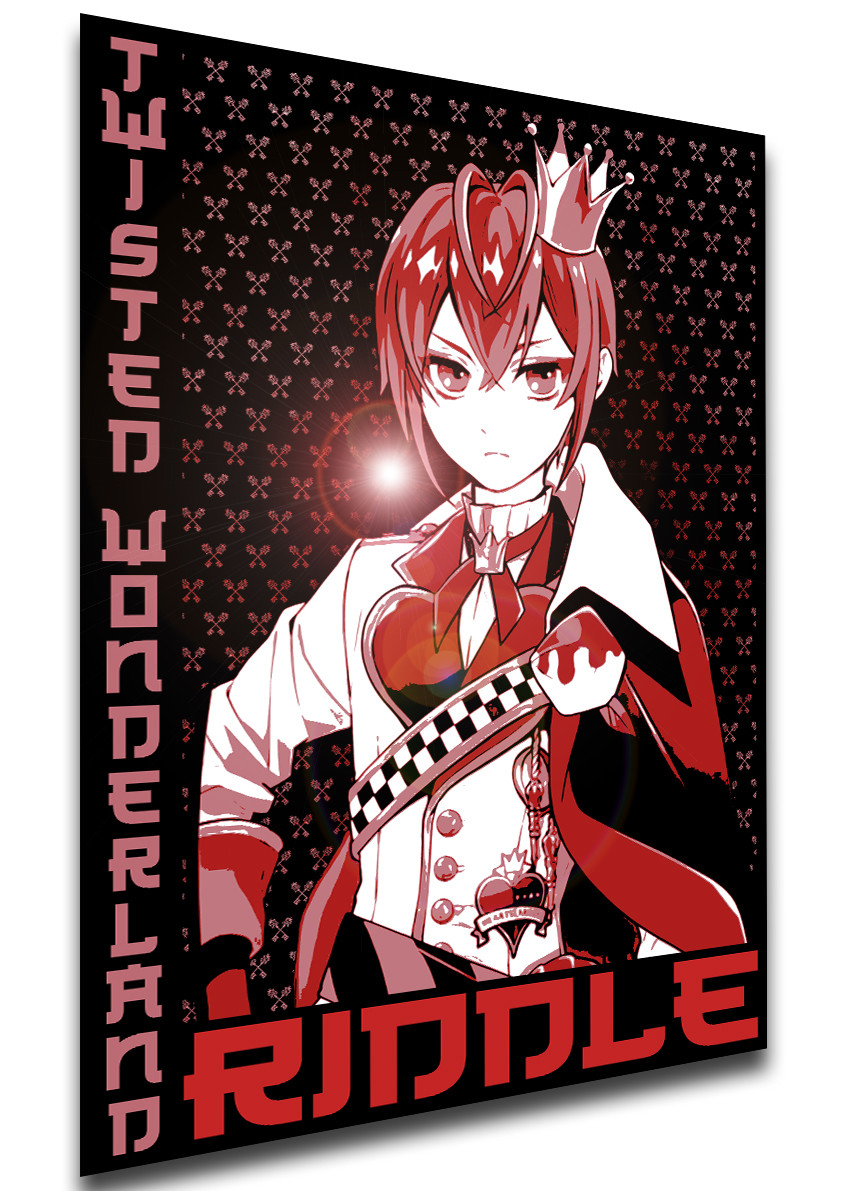 Poster Japanese Style - Twisted Wonderland - Heartslabyul - Riddle ...