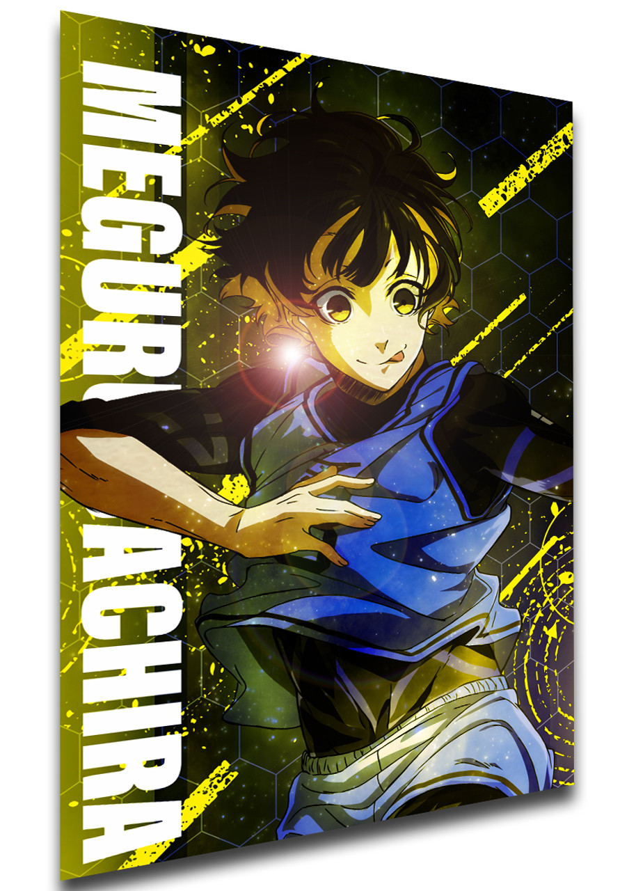 Anime Poster Blue Lock Isagi Yoichi Bachira Meguru Wall Scroll