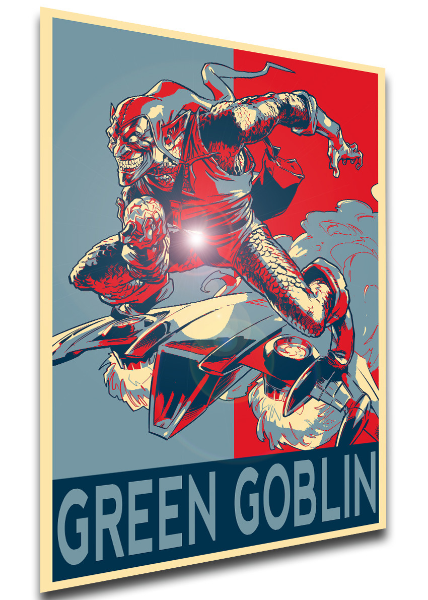 Poster Propaganda - Spider-Verse - Green Goblin - Propaganda World