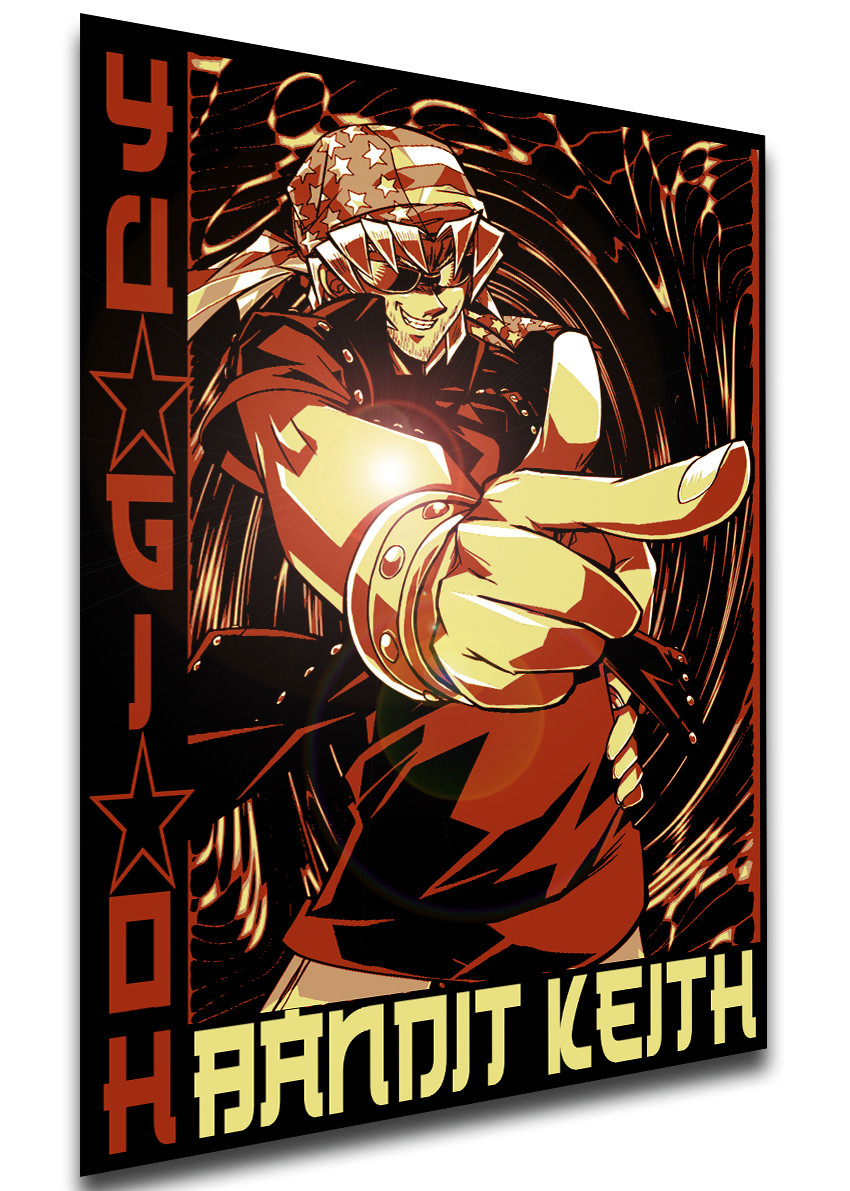 Poster Japanese Style Yu Gi Oh Bandith Keith LL3516 Propaganda