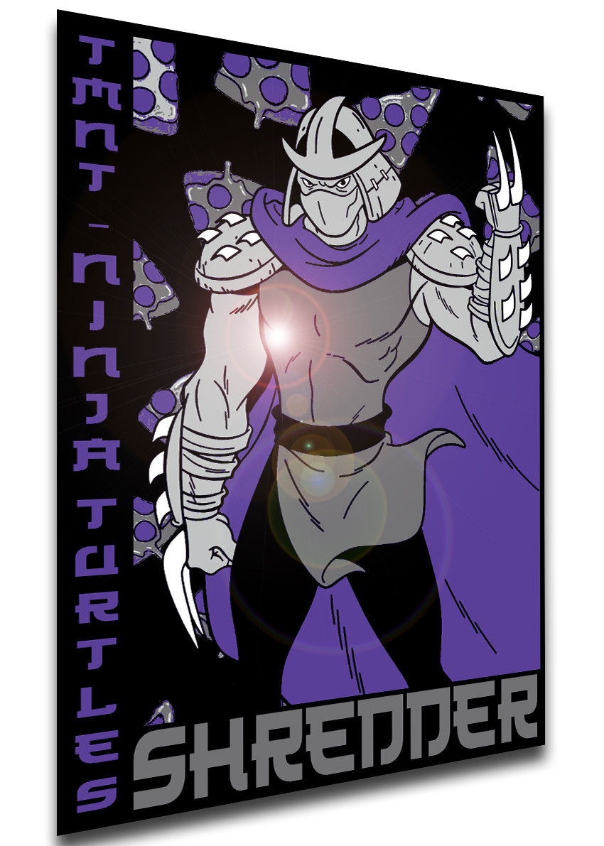 ポスター potita Poster Japanese Style - TMNT Teenage Mutant Ninja Turtles