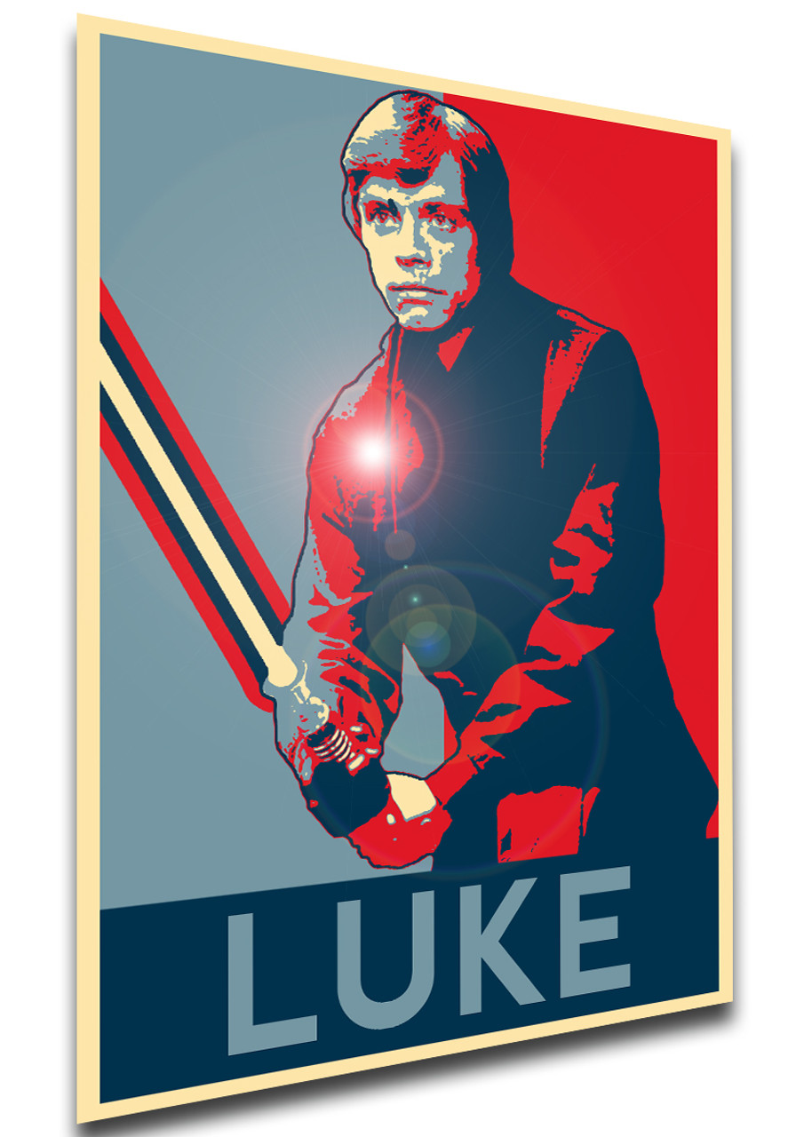 SWCJ Luke Skywalkerバッジ アートポスター SWCJ Luke Skywalkerバッジ アートポスター Star Wars