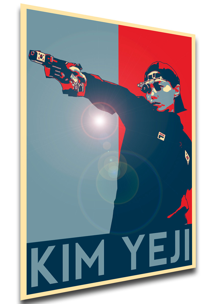 Poster Propaganda - Olympics Shooting Meme - Kim Yeji LL4083 ...